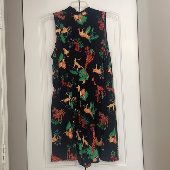 Modcloth Jungle Print Romper - Picture 4 of 4